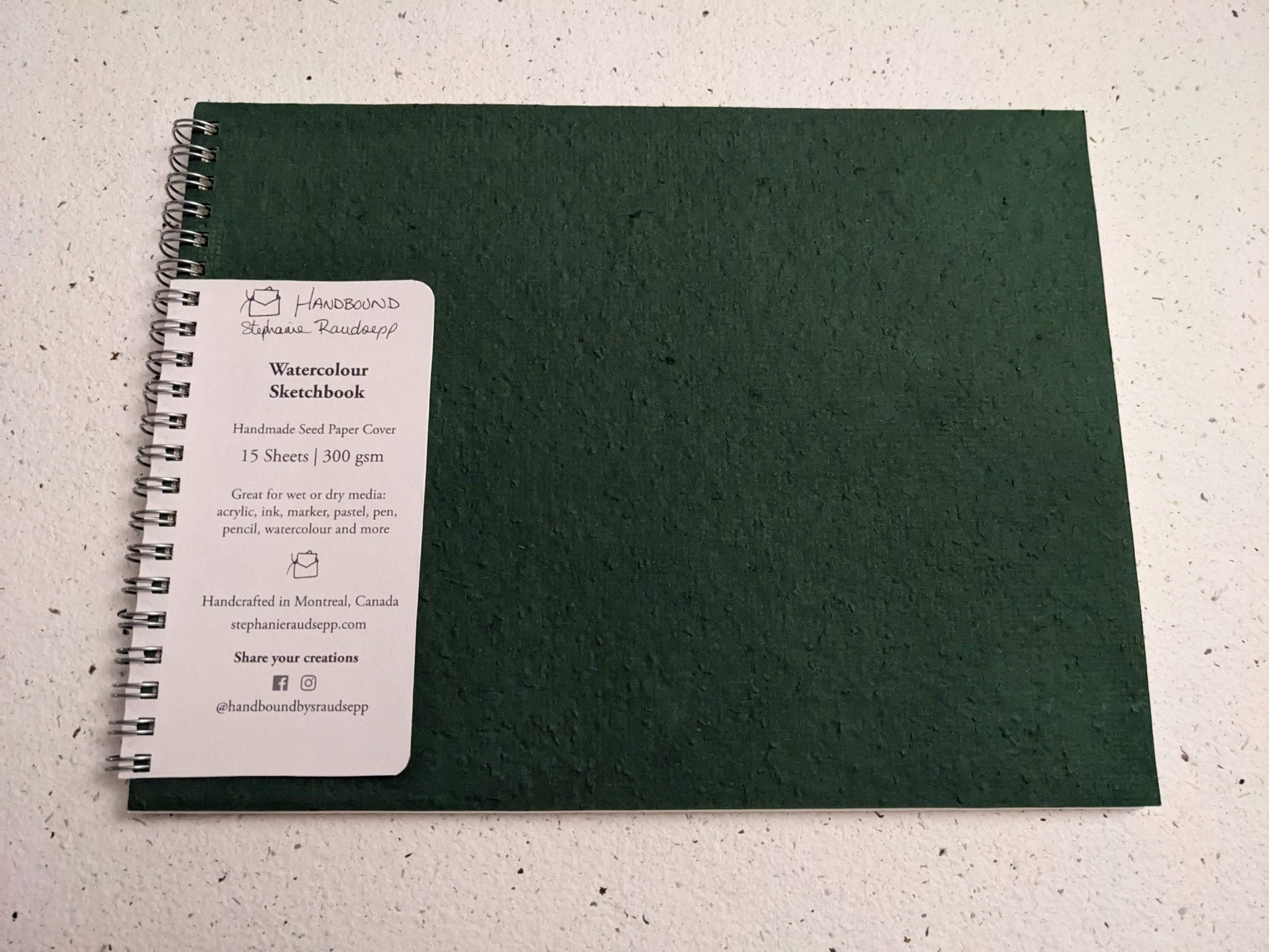 SECONDS | Large | Plantable Watercolour Sketchbooks | Final Sale