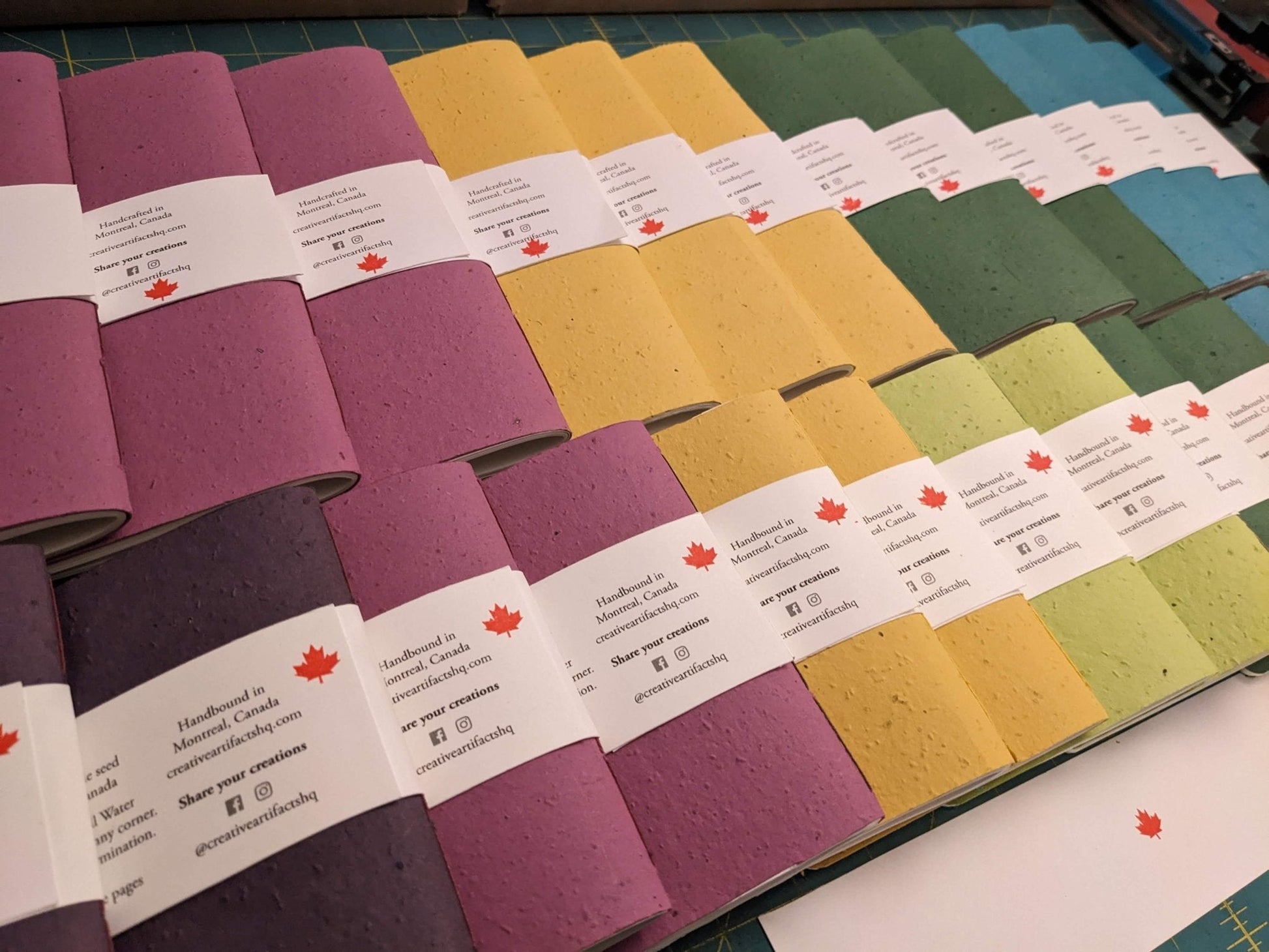 Large | Set of 3 Plantable Cotton Notebooks