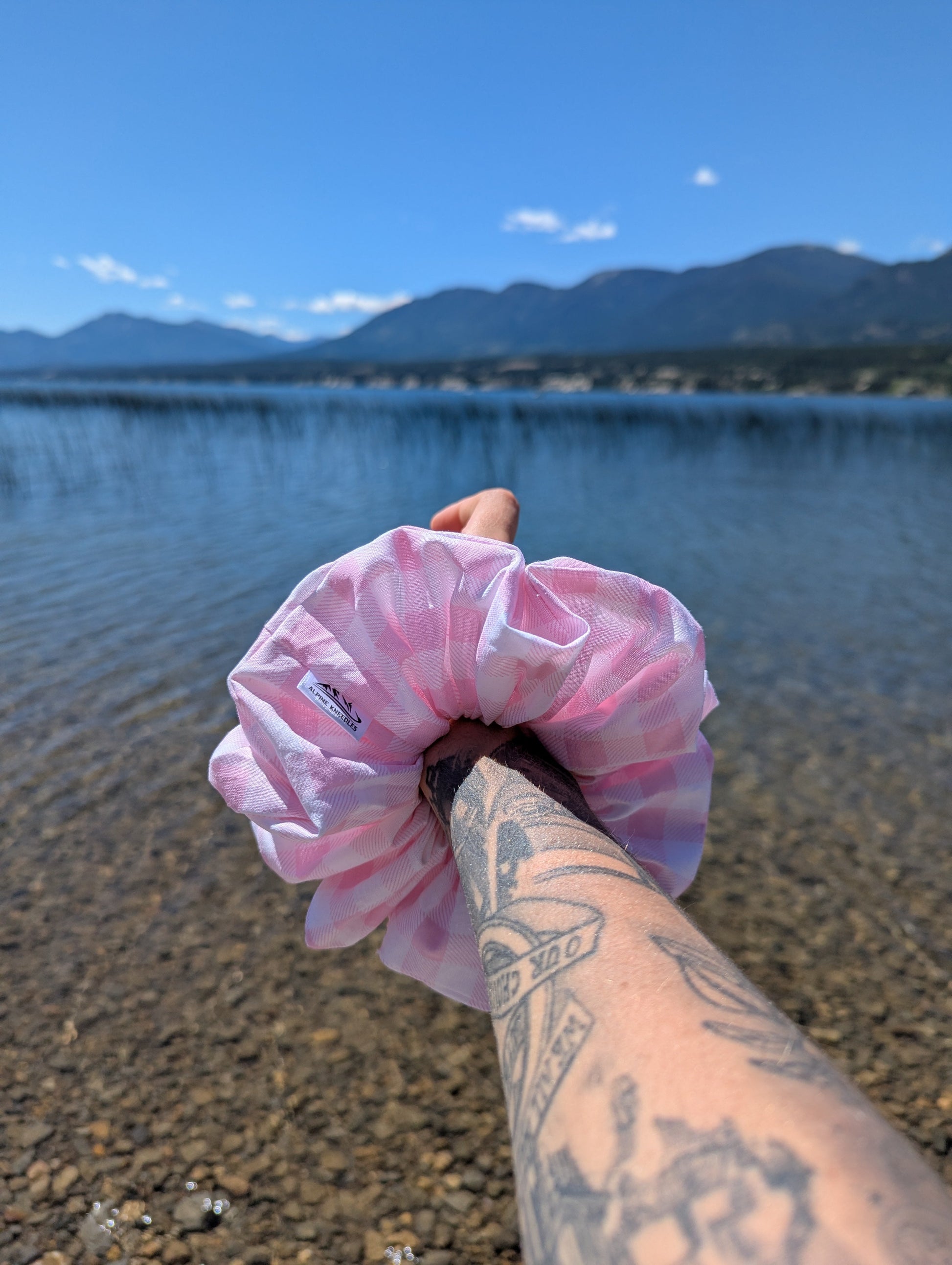 On Wednesdays - Redwood Cotton Scrunchie