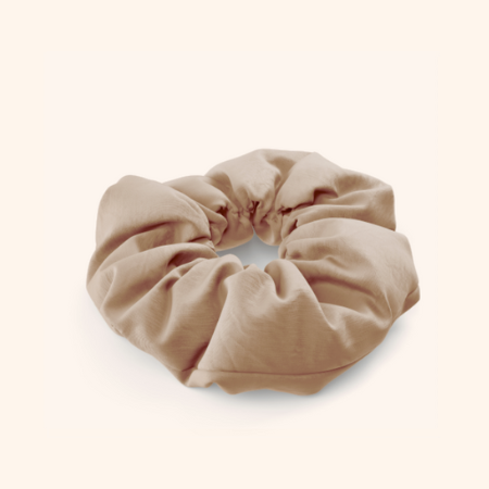 XL Hair Scrunchie - Latte