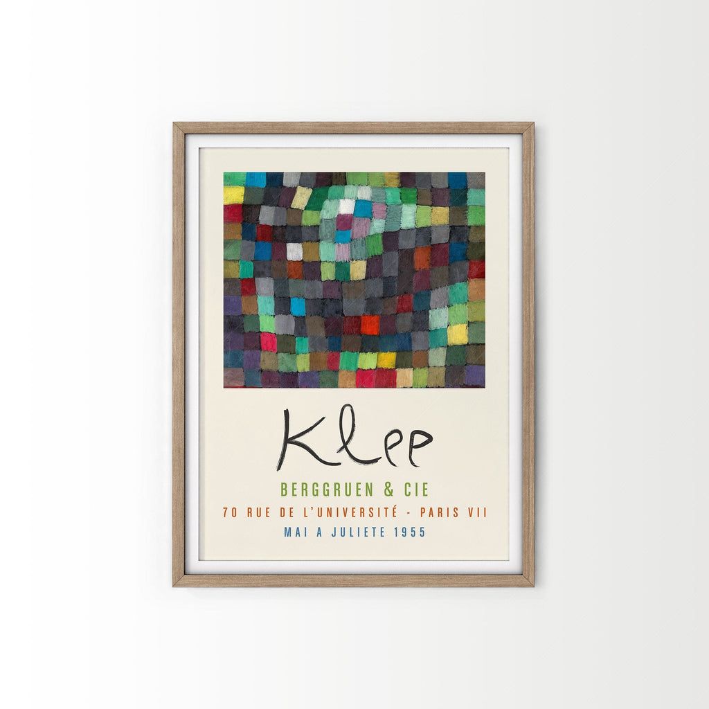 Paul Klee Exhibition Poster Berggruen Paris 1955 – Abstract Wall Art
