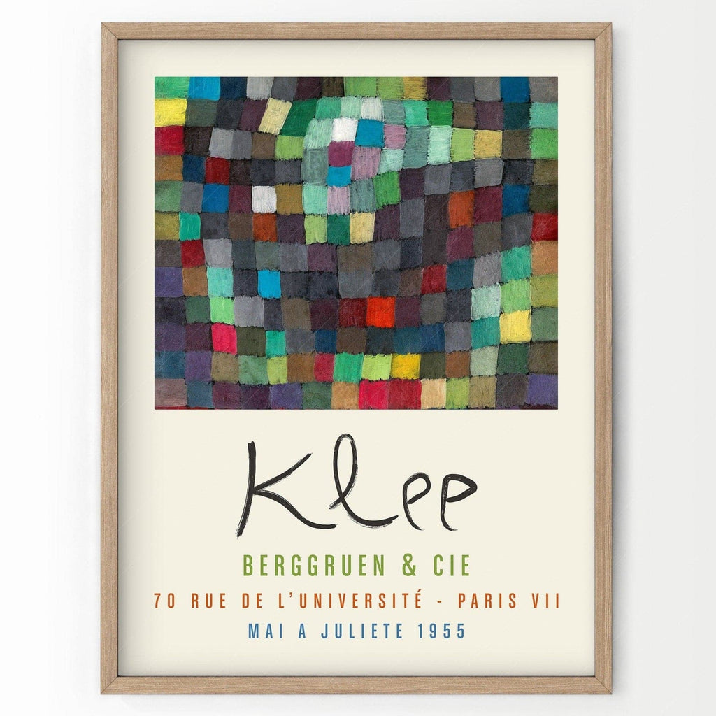 Paul Klee Exhibition Poster Berggruen Paris 1955 – Abstract Wall Art