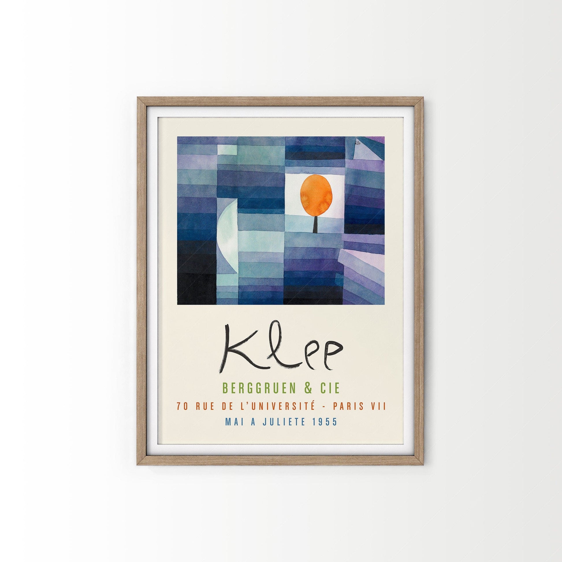 Paul Klee Harbinger of Autumn Art Print – Bauhaus Exhibition Poster