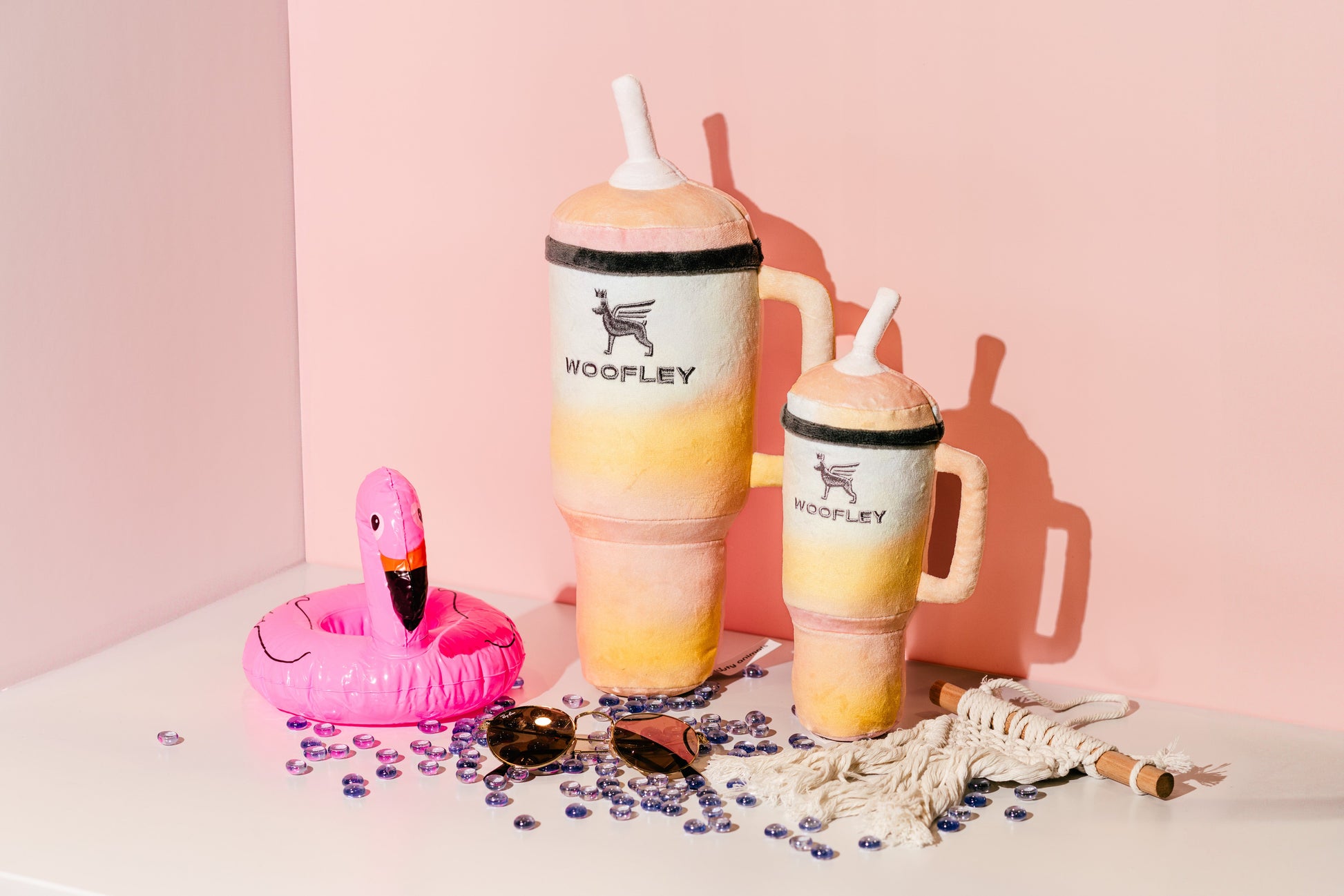 NOUVEAU ÉDITION LIMITÉE Pawty Animals Jouet pour chien Woofley Tumbler écologique - Grand