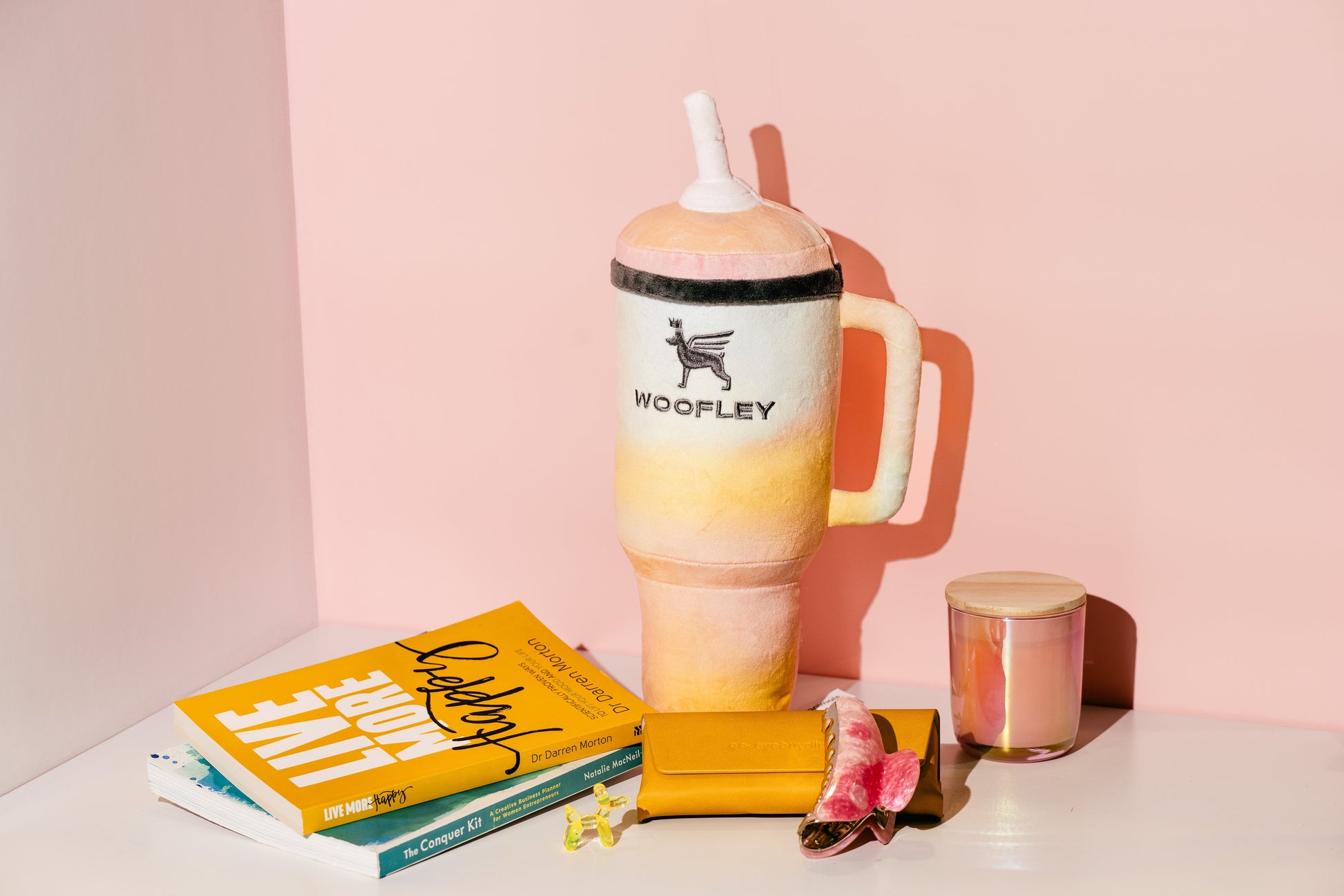 NOUVEAU ÉDITION LIMITÉE Pawty Animals Jouet pour chien Woofley Tumbler écologique - Grand
