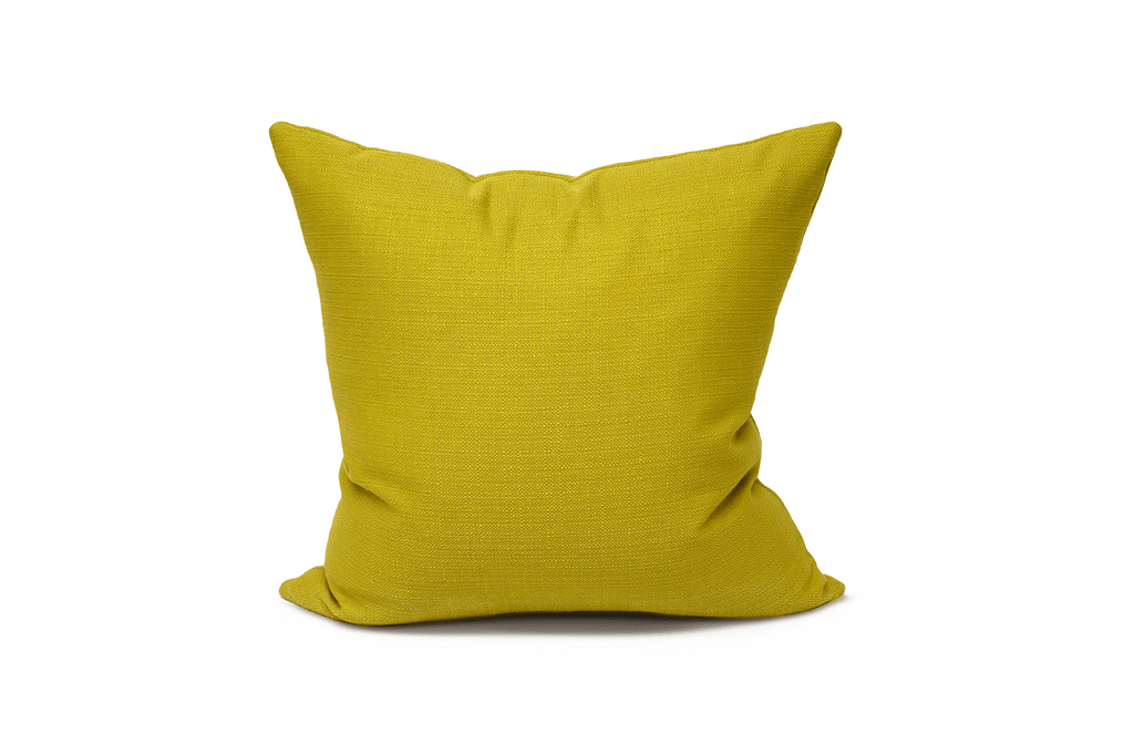 Housse de coussin pomme verte