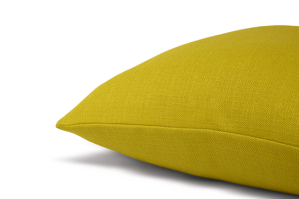 Housse de coussin pomme verte