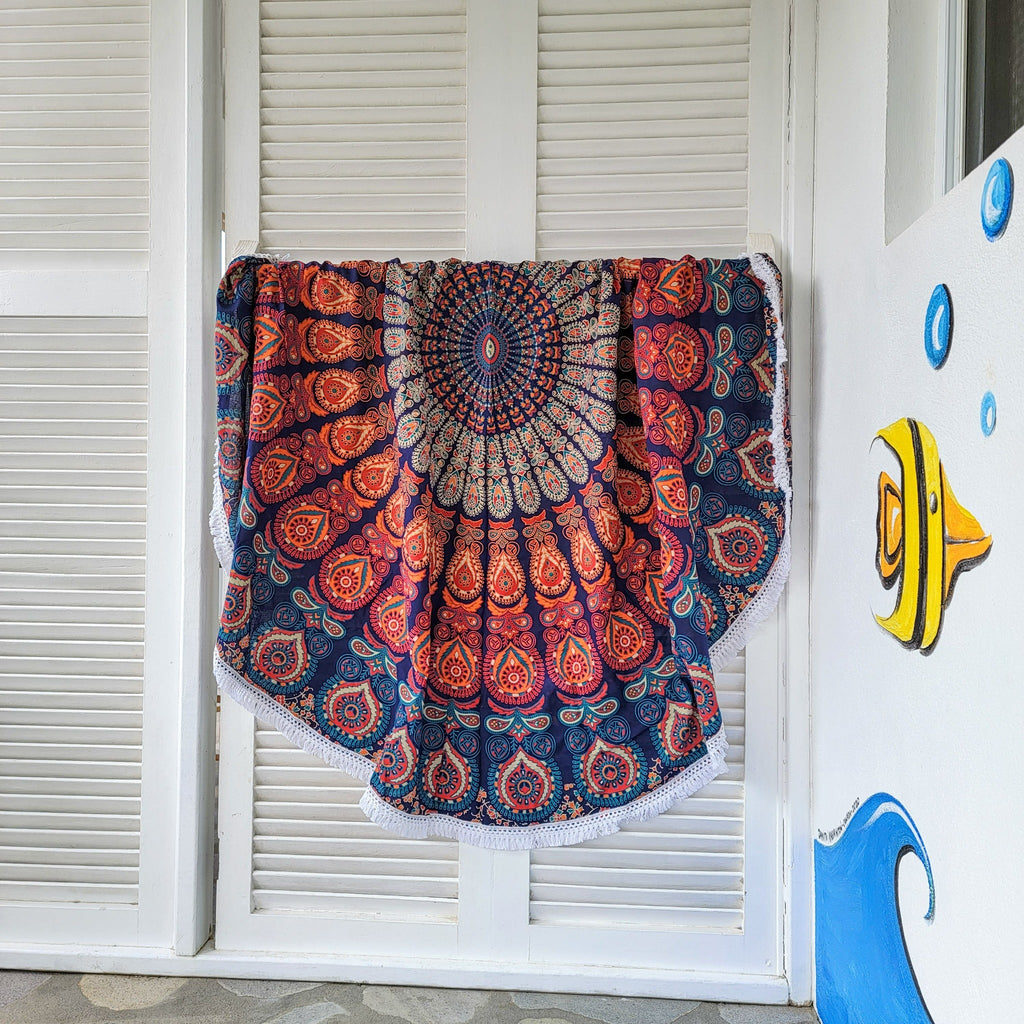 Tapis de plage bohème