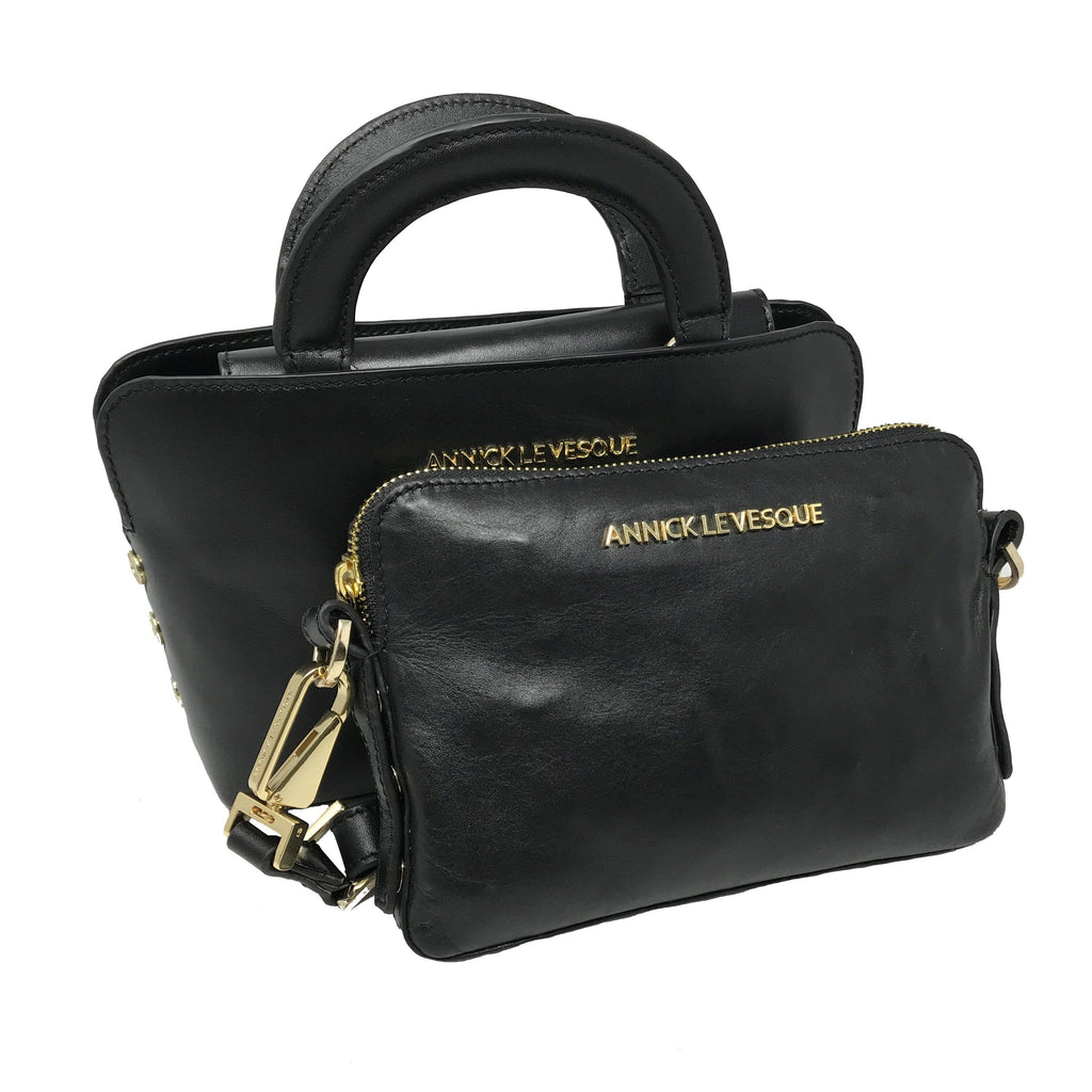 Two-in-One Handbag, Black | Clarence