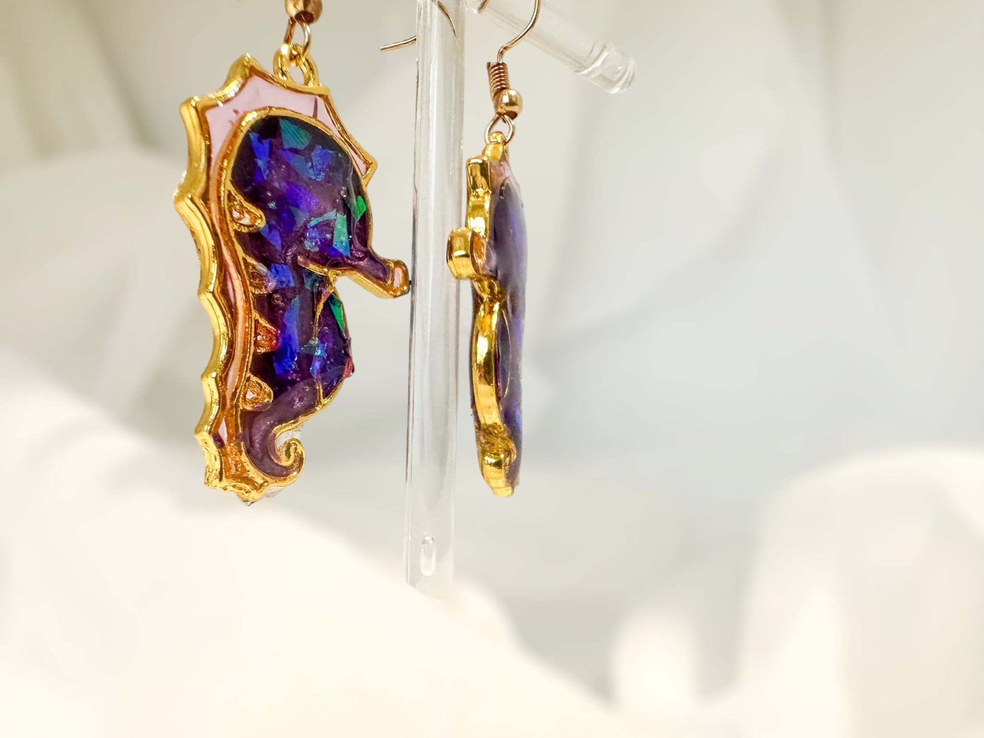 Whimsical Ocean Themed Resin Earring Sets