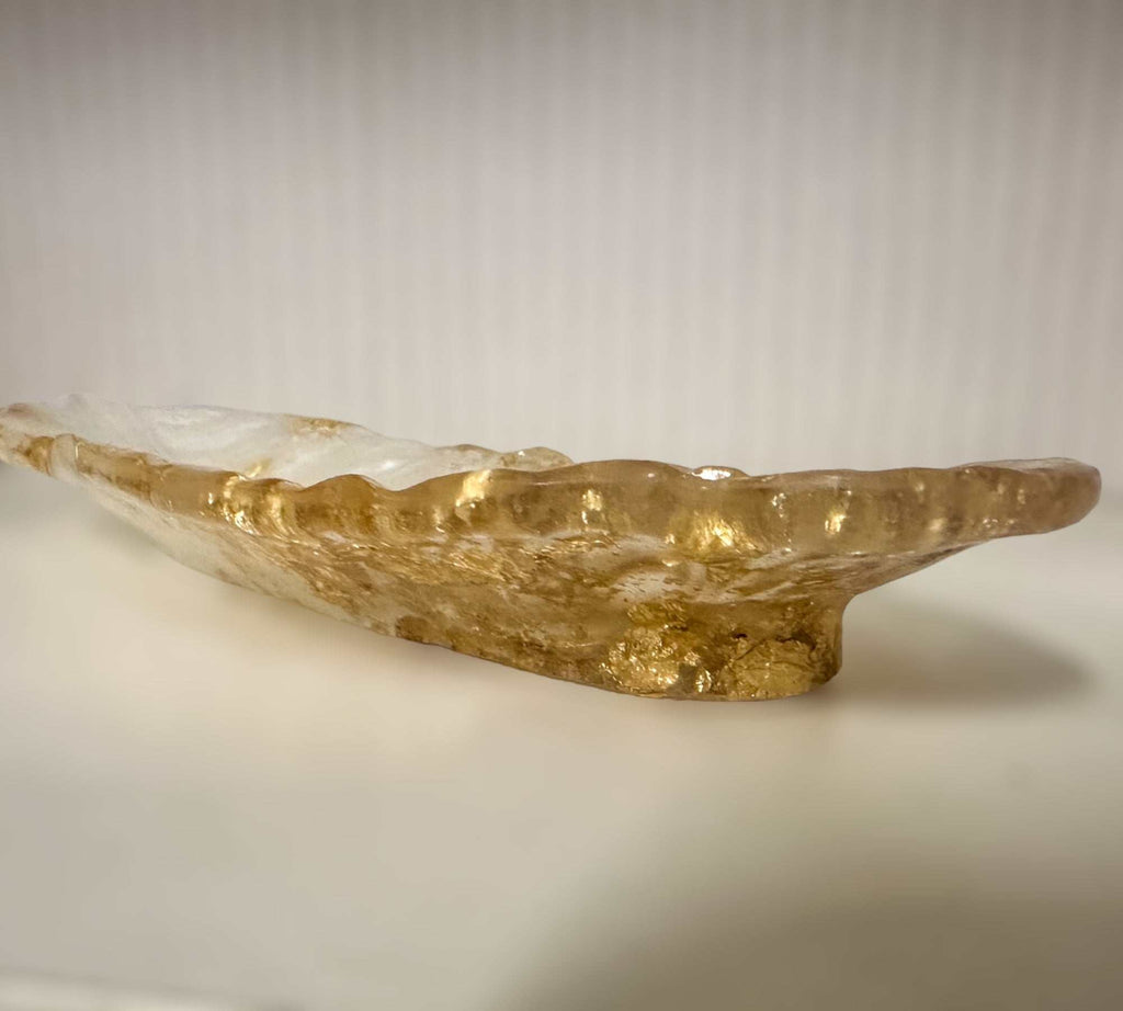 Plateau en plumes - Élégance à plumes - Plateaux en forme de plumes fabriqués à la main