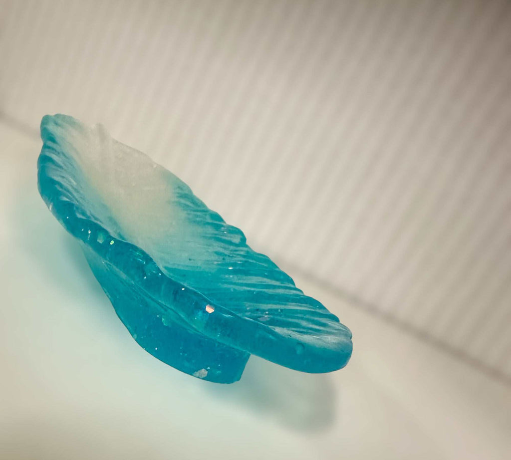 Plateau en plumes - Élégance à plumes - Plateaux en forme de plumes fabriqués à la main