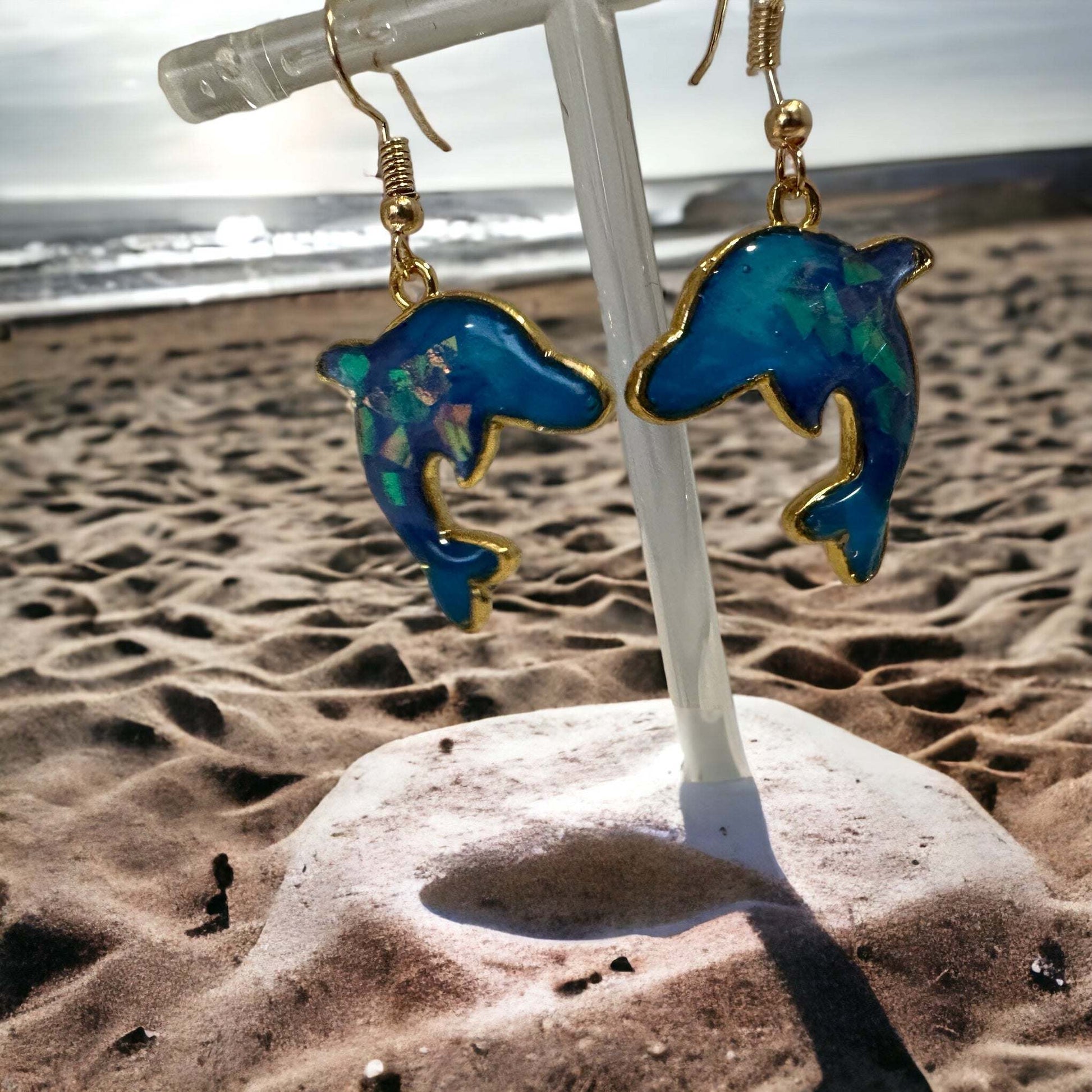 Whimsical Ocean Themed Resin Earring Sets