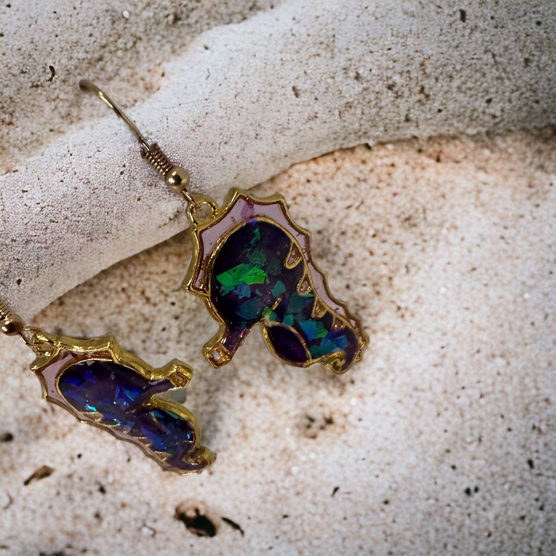 Whimsical Ocean Themed Resin Earring Sets