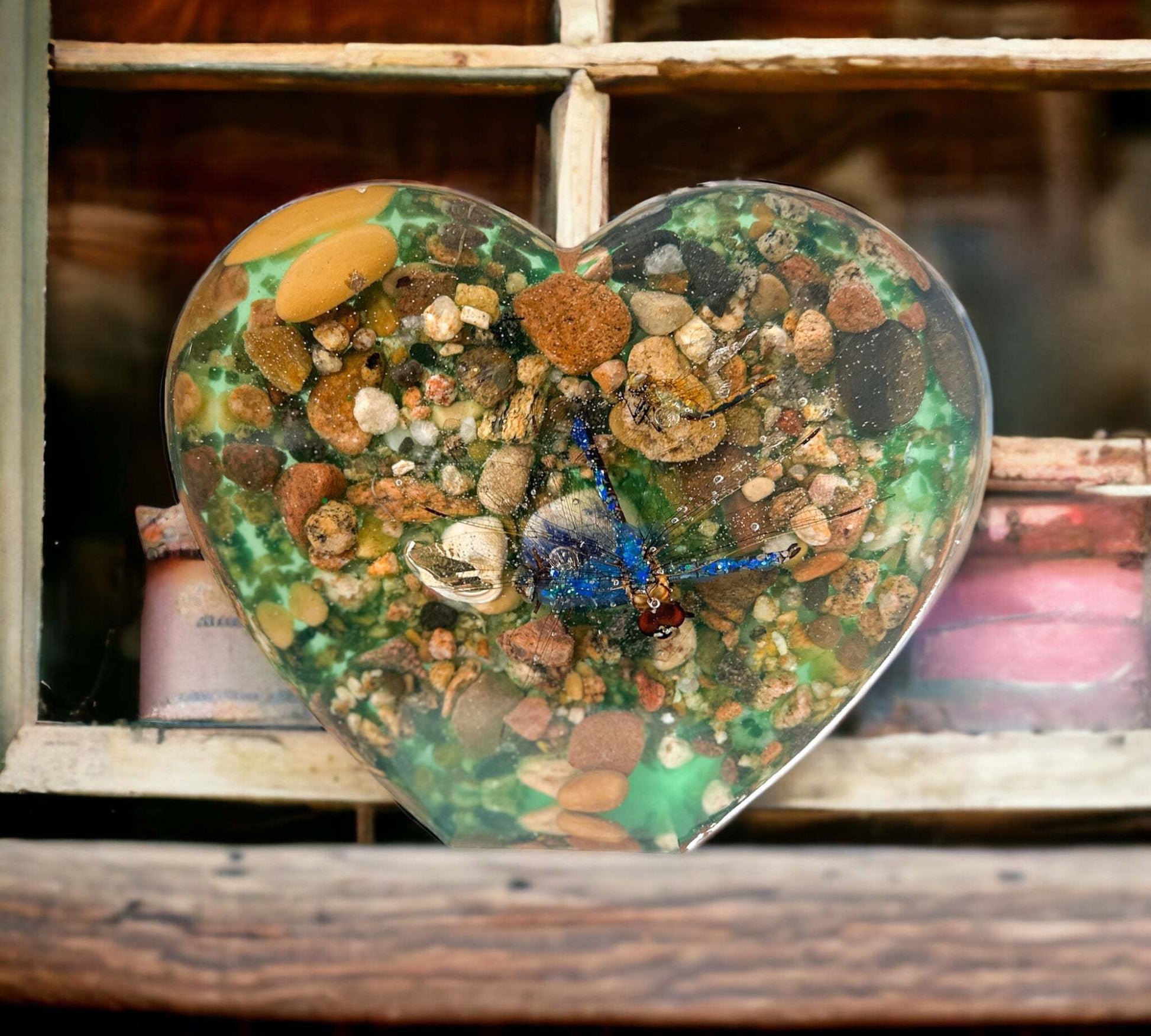 Cœur de libellule – Décoration d'intérieur faite main inspirée de la nature