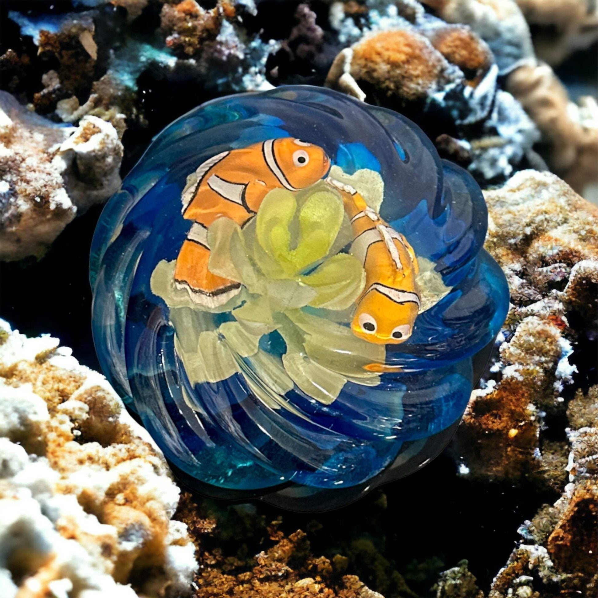 Presse-papier en résine Nemo de Disney : veilleuse décorative magique et fantaisiste pour la maison