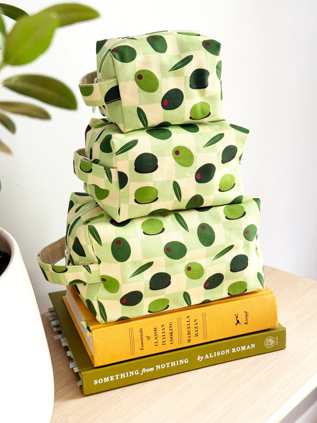 Makeup Bag - Olives
