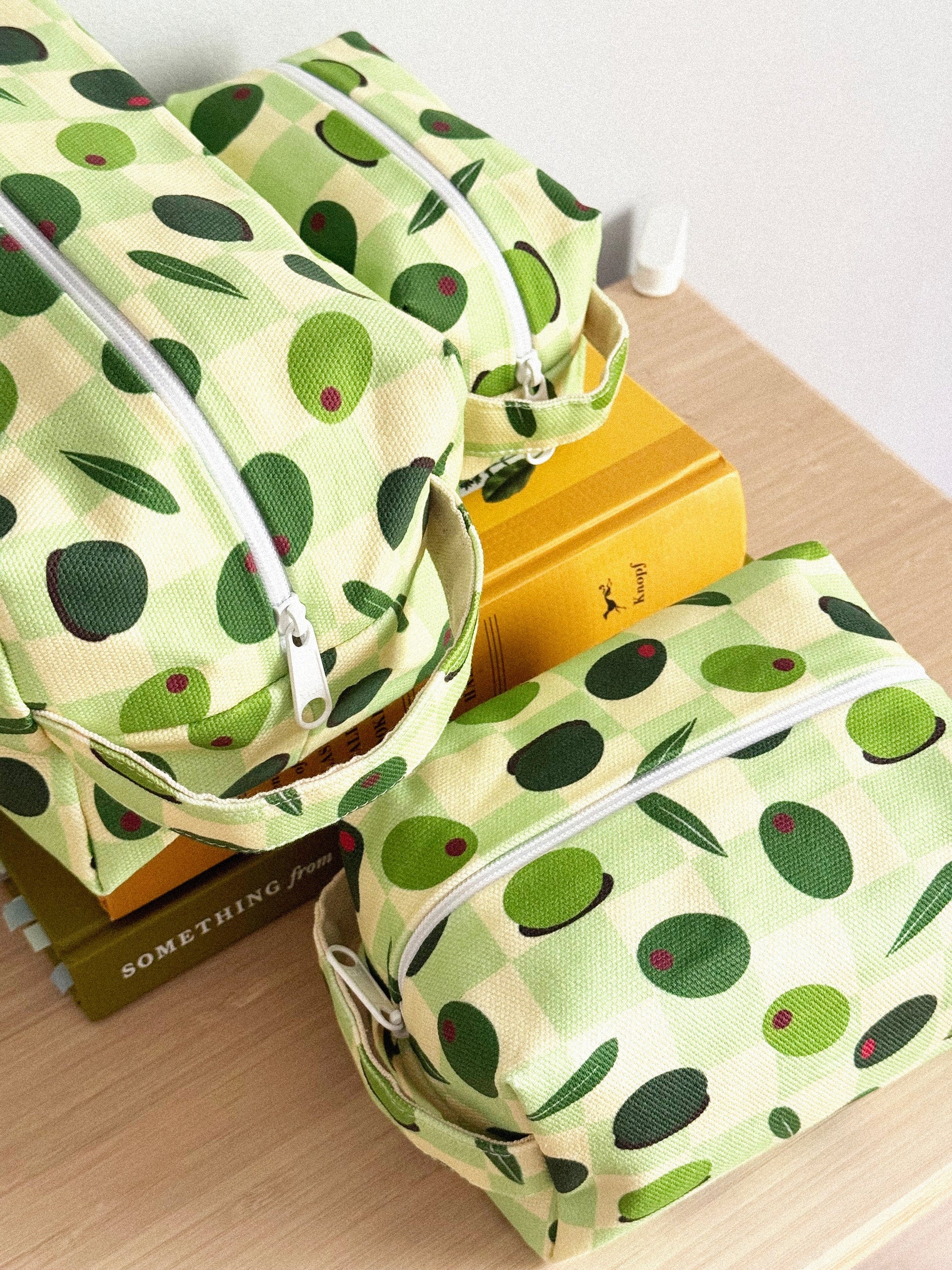 Makeup Bag - Olives