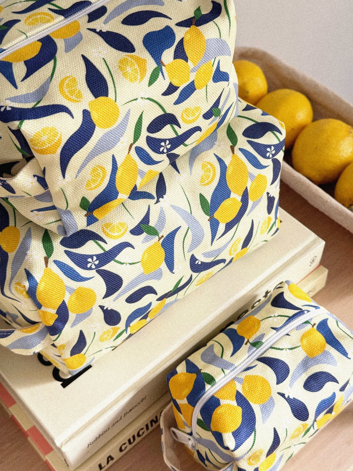 Sac à maquillage - Citrons