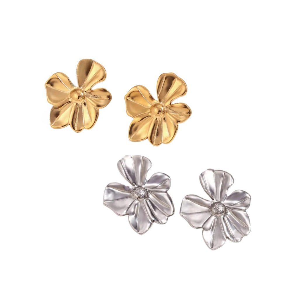 Flower Girl Stud Earrings