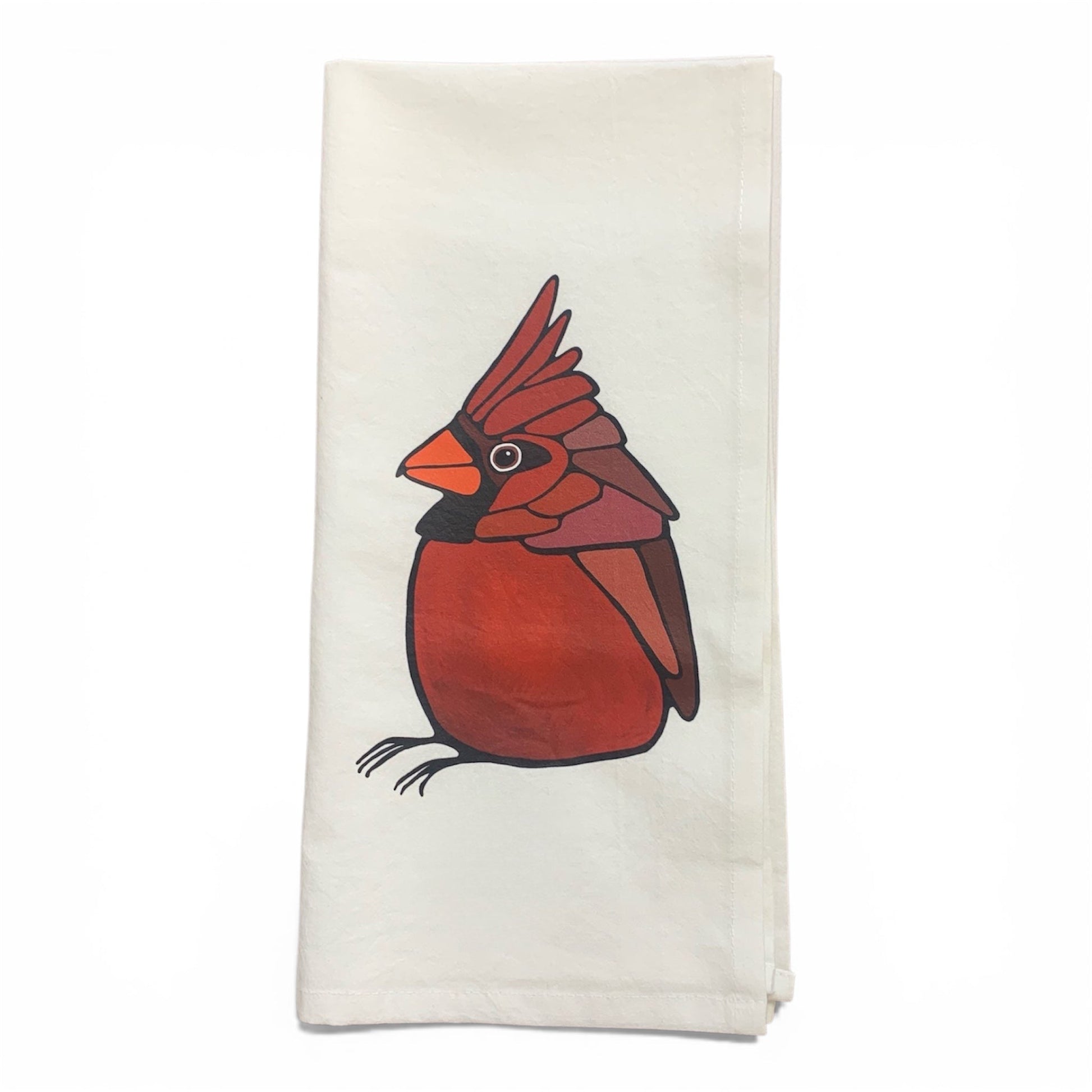 Torchon en toile de jute - 100 % coton biologique - Cardinal