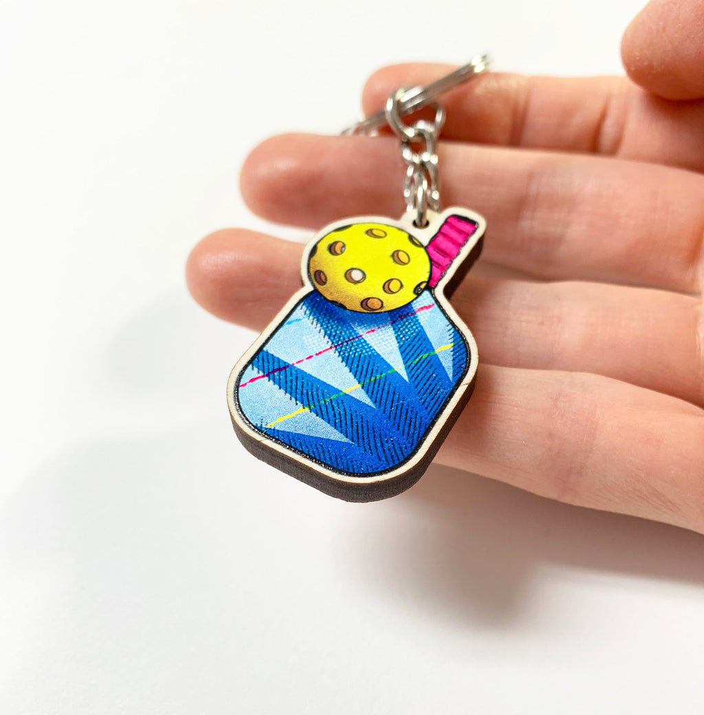 Pickleball Keychain