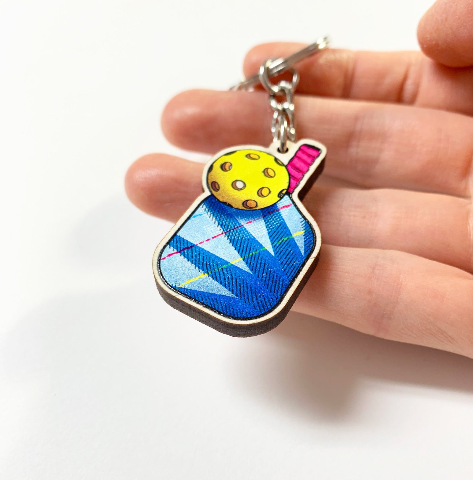 Pickleball Keychain