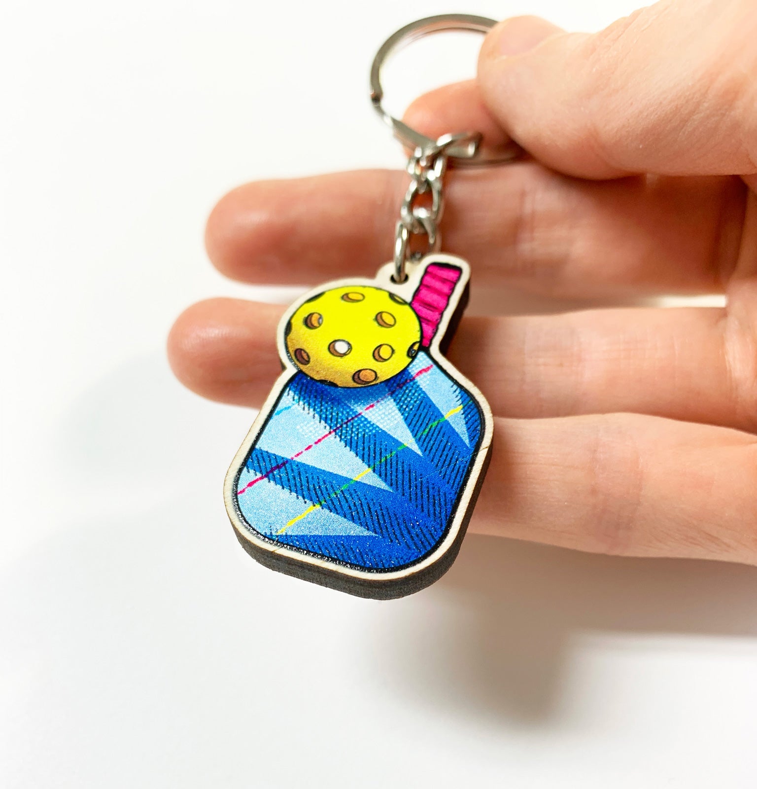Pickleball Keychain