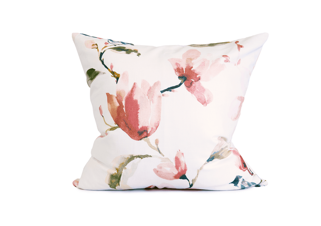Housse de coussin florale éthérée