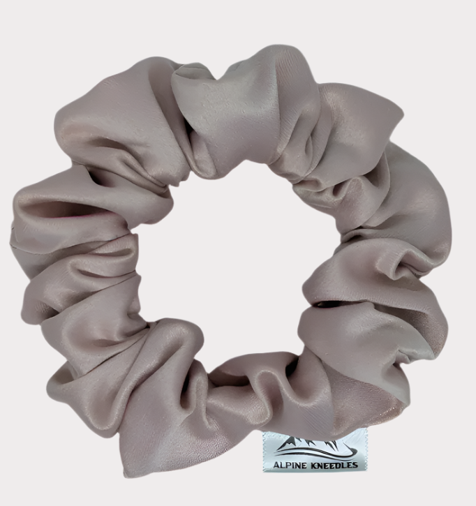 Pink Lily - Sapling Satin Scrunchie