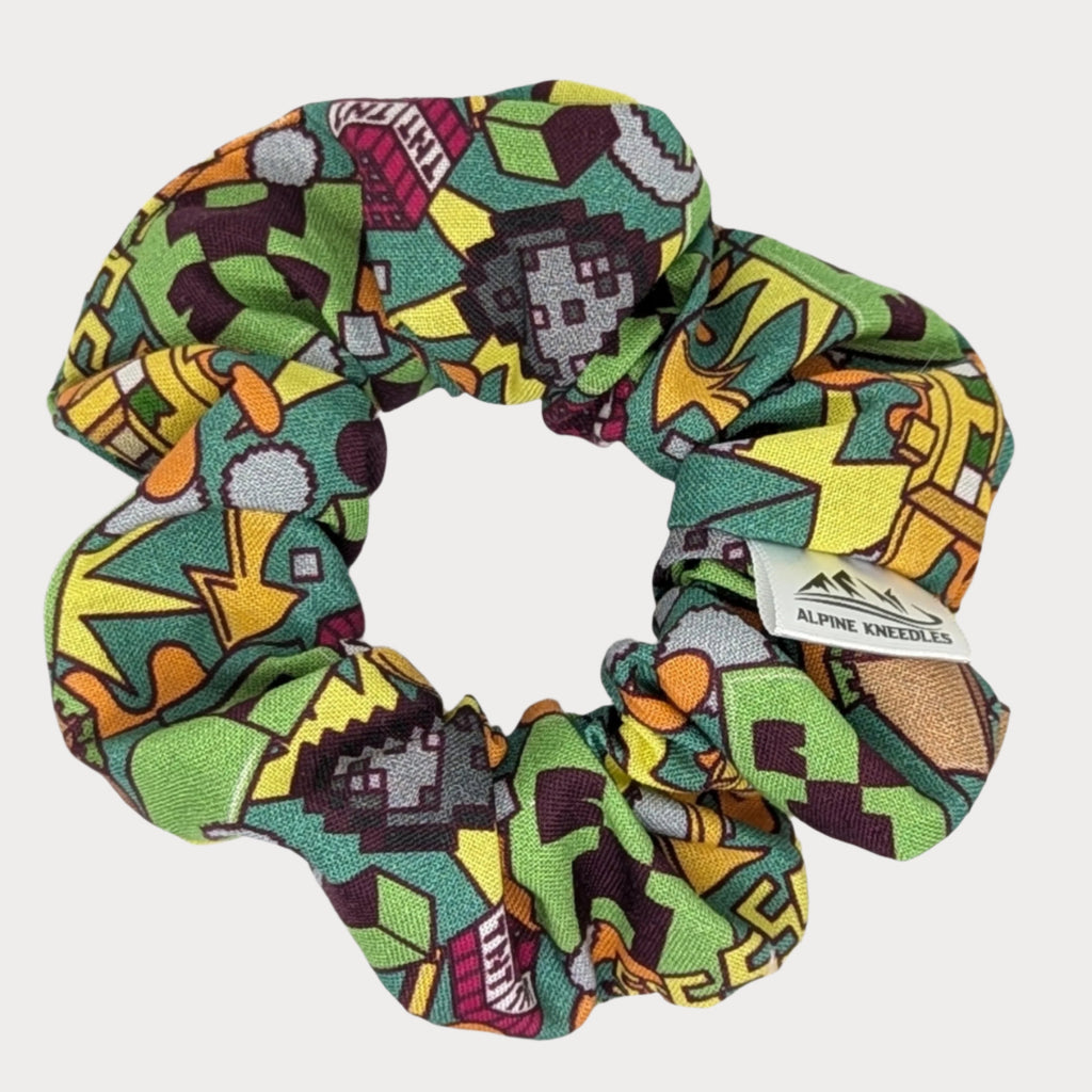 Pixel Grove - Maple Cotton Scrunchie