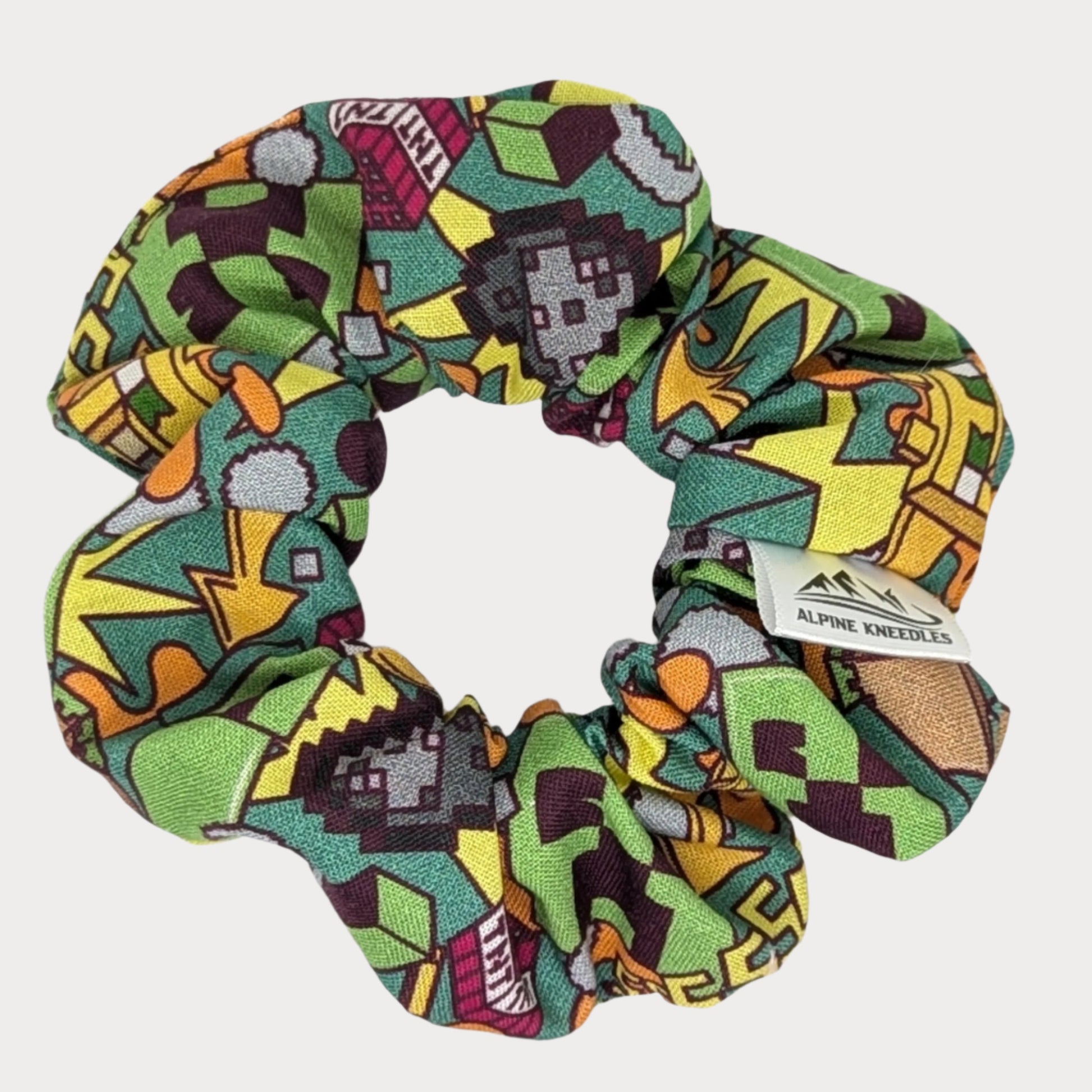Pixel Grove - Maple Cotton Scrunchie