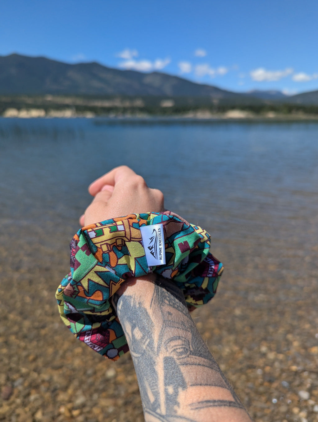 Pixel Grove - Maple Cotton Scrunchie