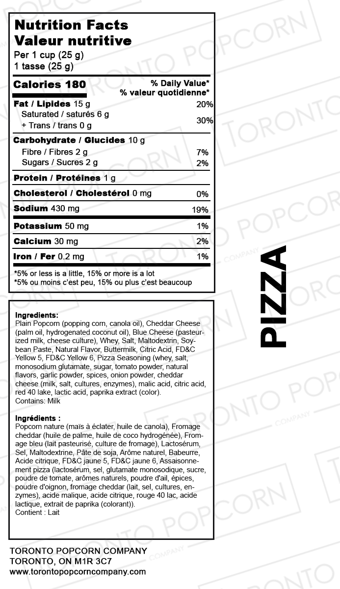 Popcorn à la pizza