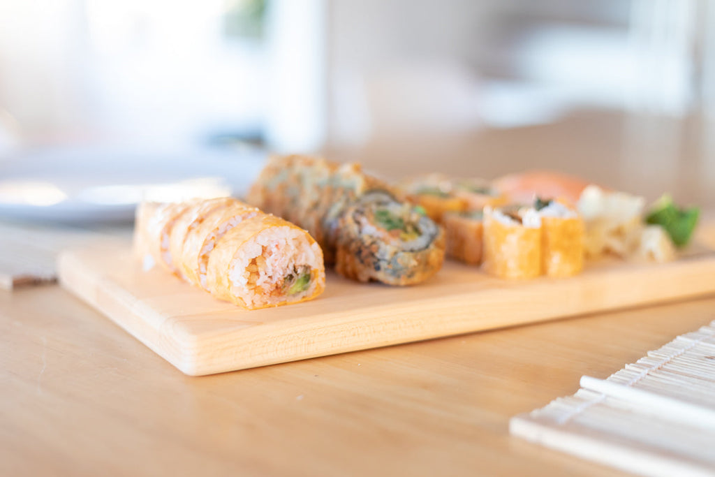 Wood Serving Board with Handle