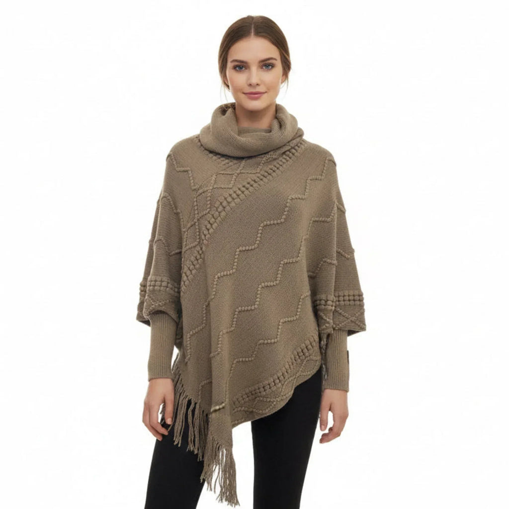 High Collar Poncho