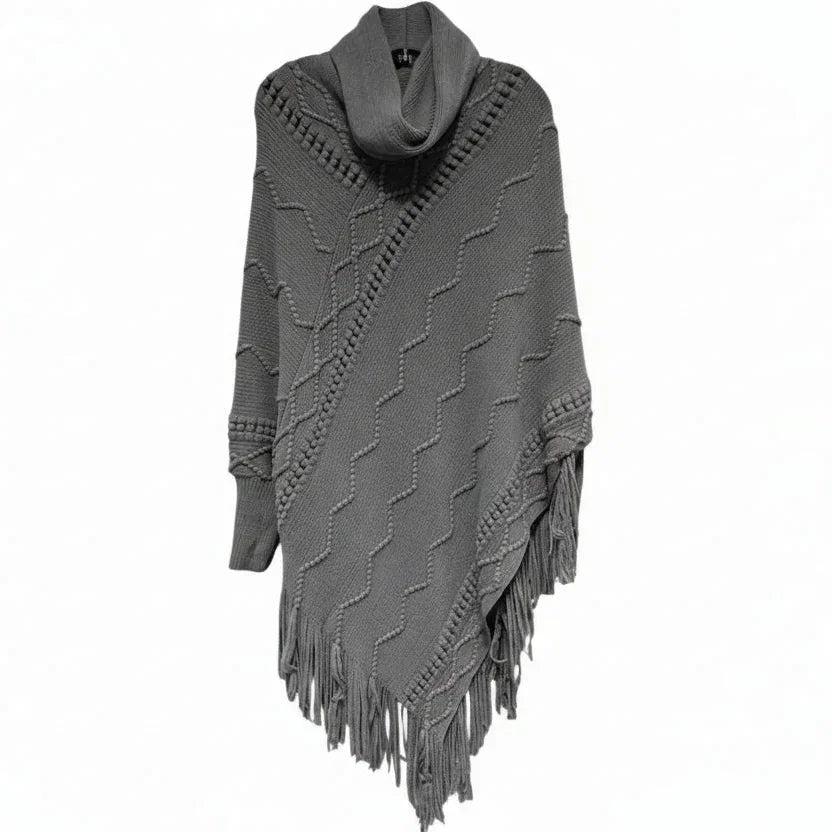 High Collar Poncho
