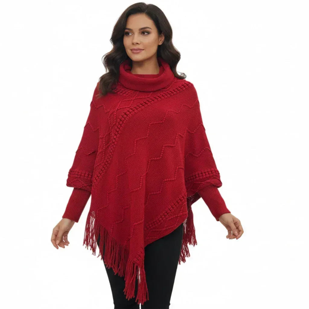 High Collar Poncho