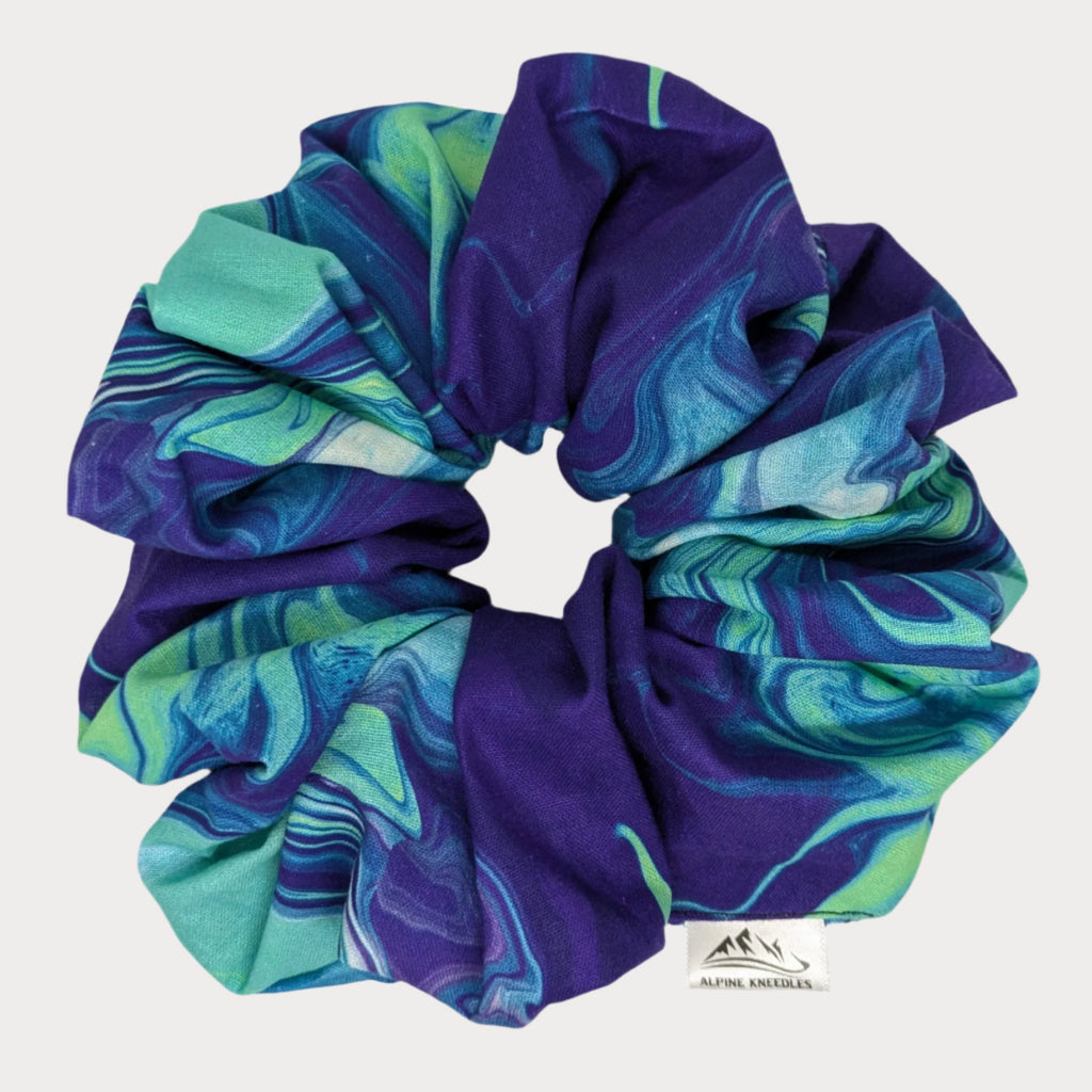 Pool Party - Redwood Cotton Scrunchie