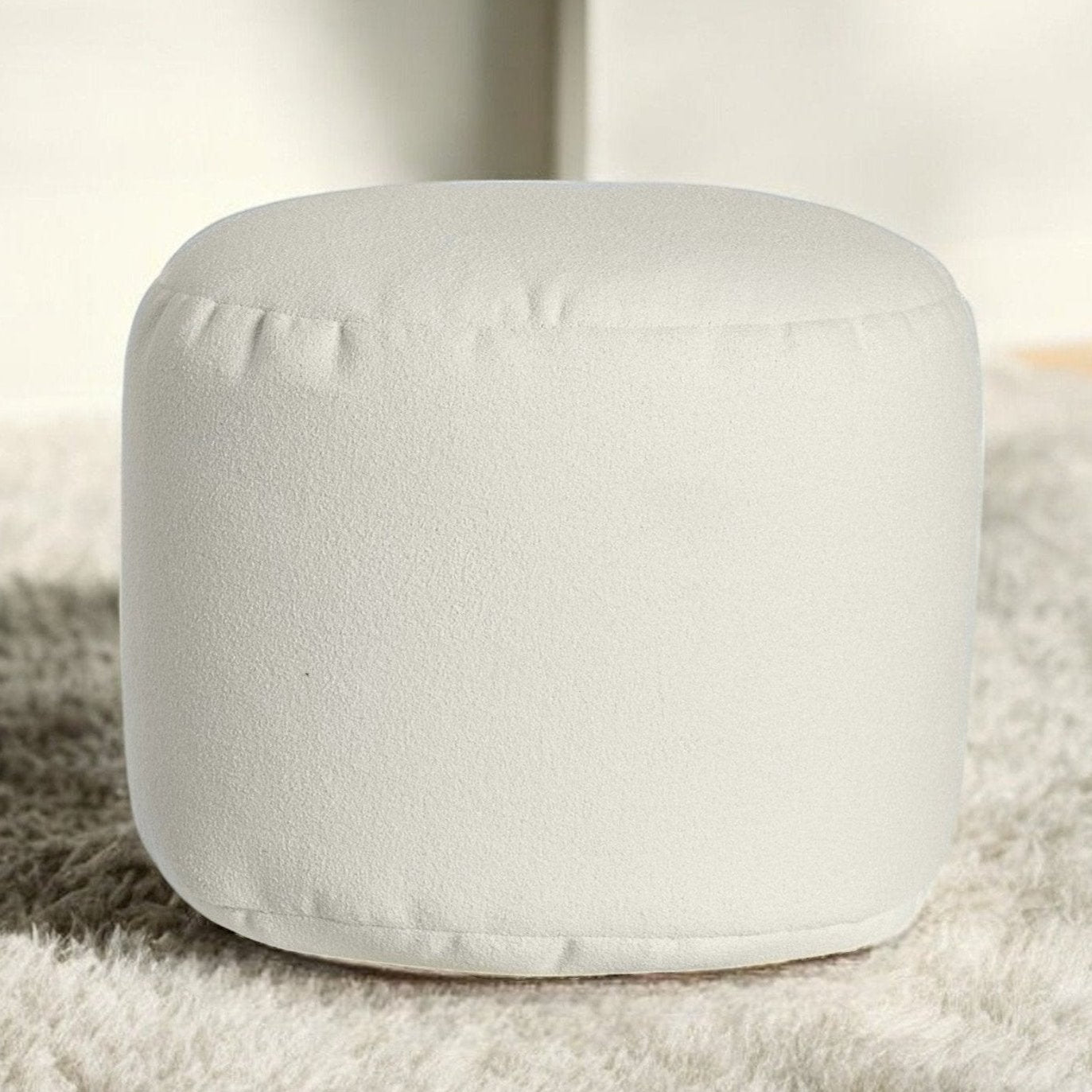 Round Footrest Pouf - Paloma