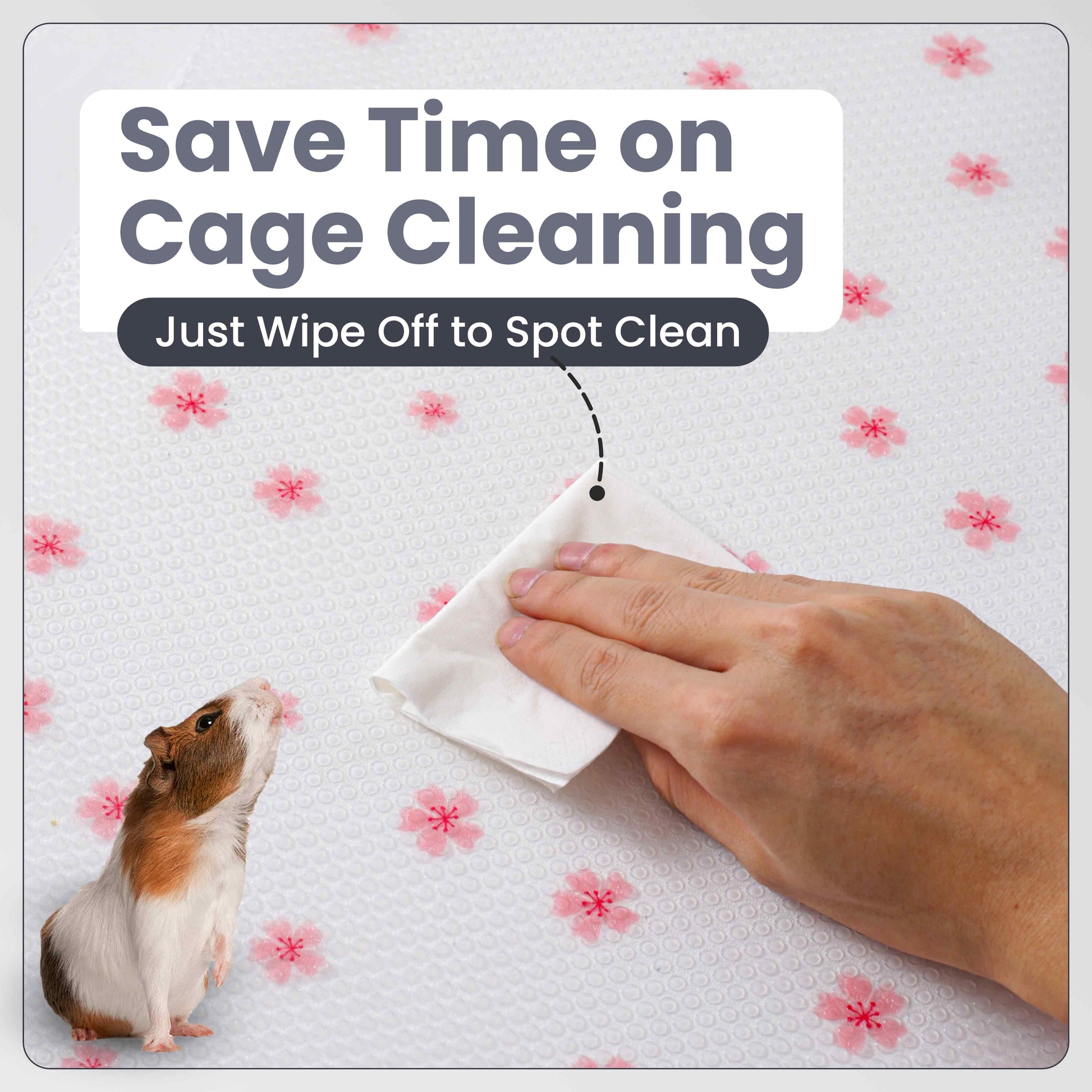 Versatile EVA Cage Liner – Rabbit, Guinea Pig & Reptile Mat, Easily Cut , 18"×79"
