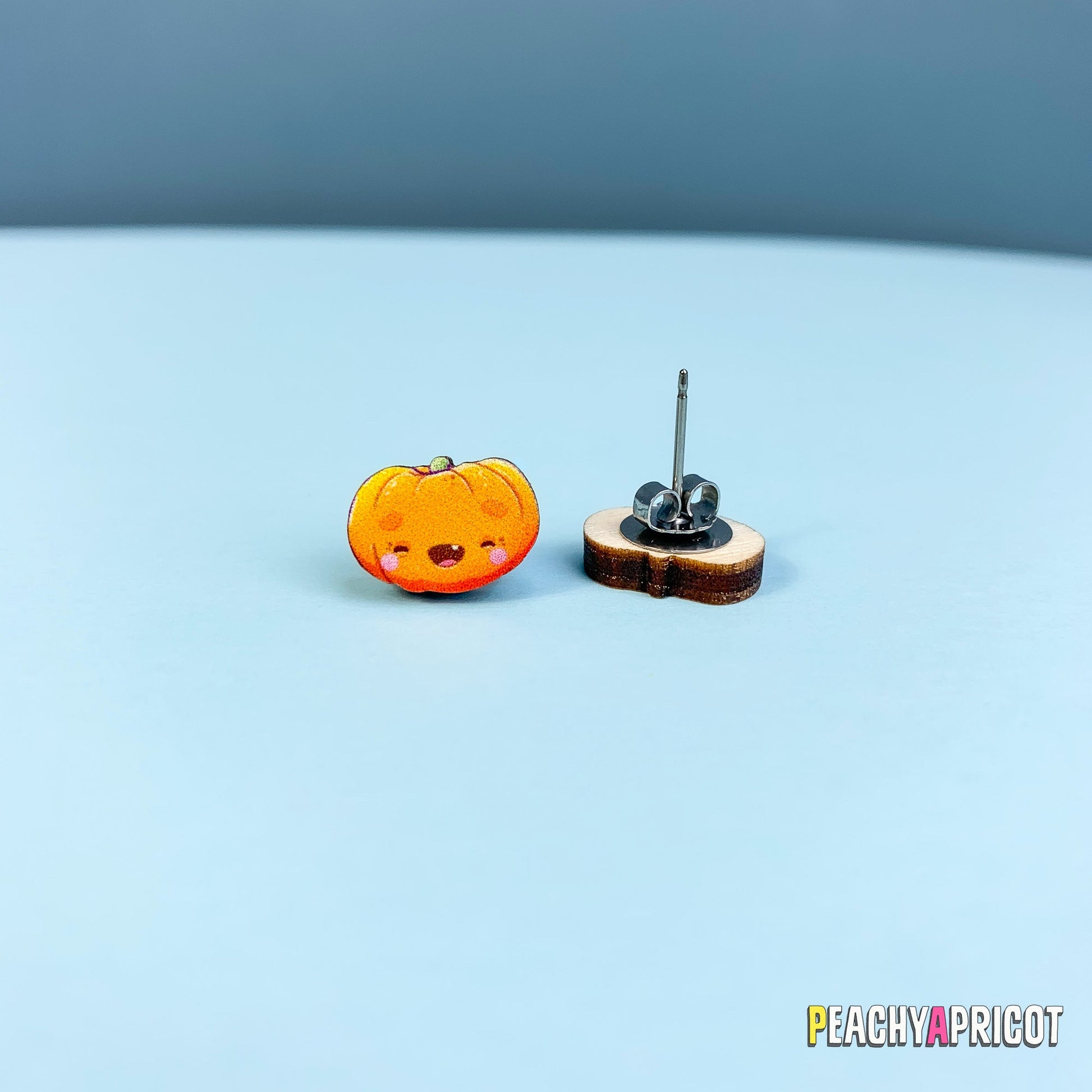 Boucles d'oreilles citrouille