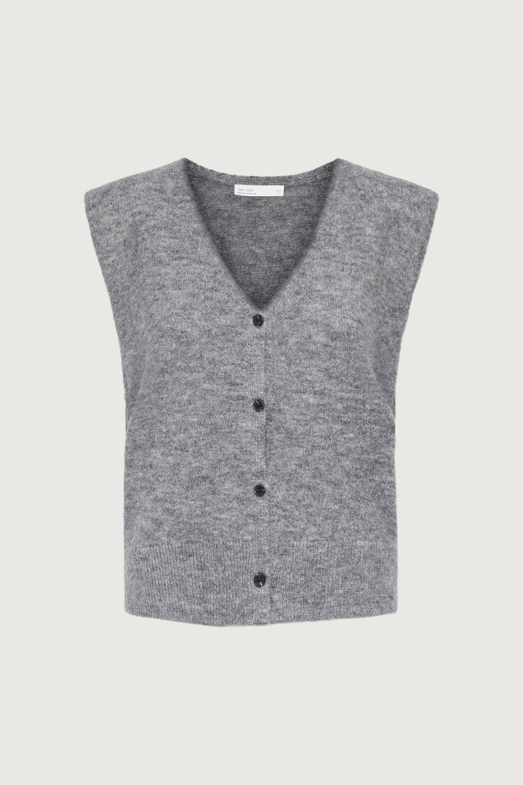 Gilet pull boutonné sur le devant