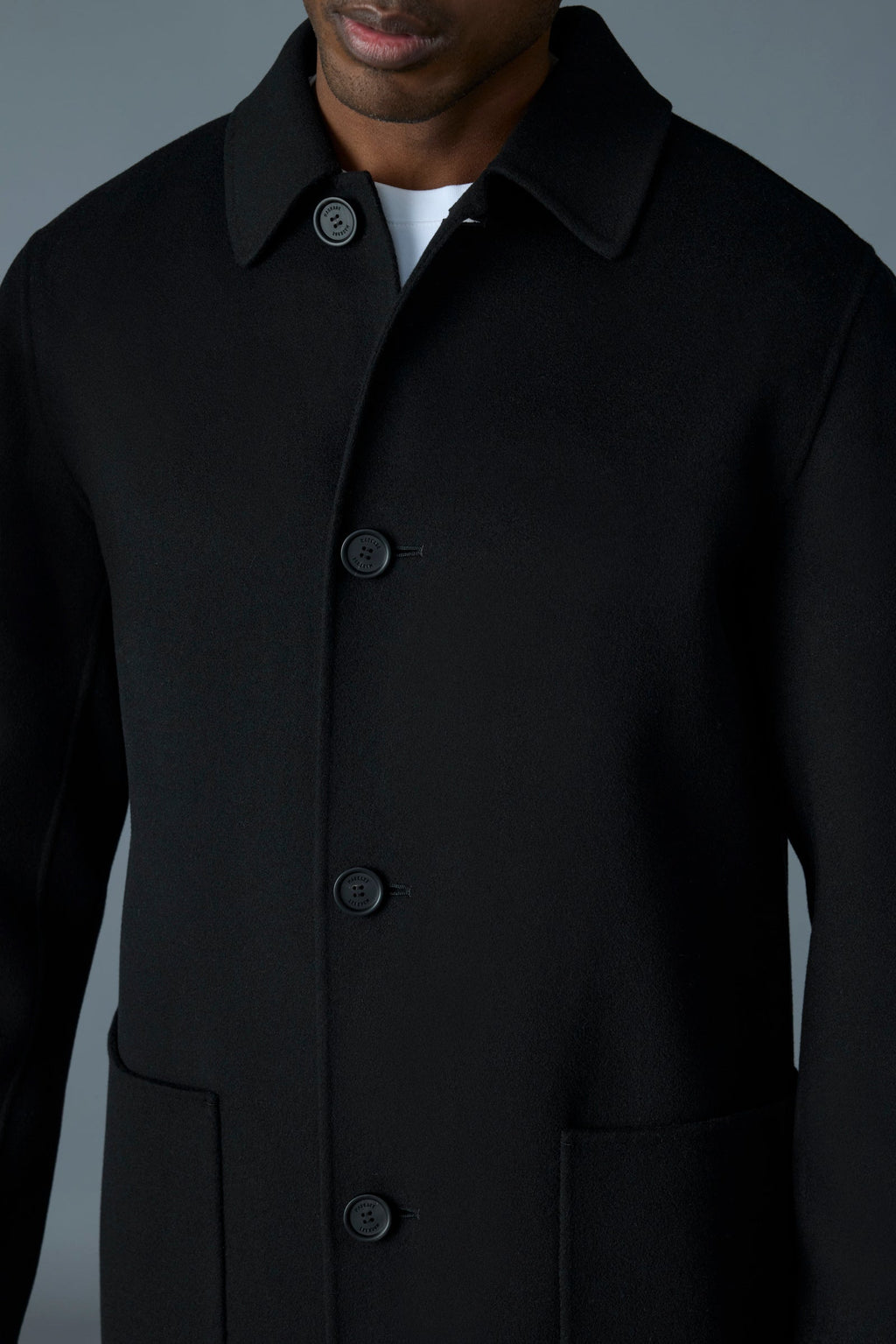 Manteau en laine fait main BECKETT