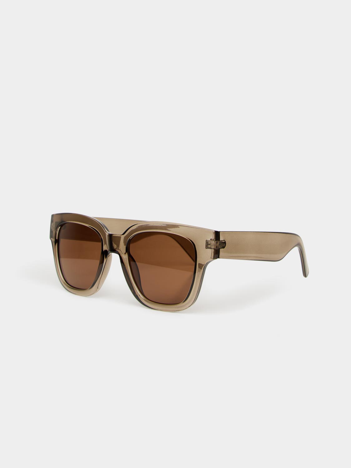 Clear Frame Wayfarer Sunglasses