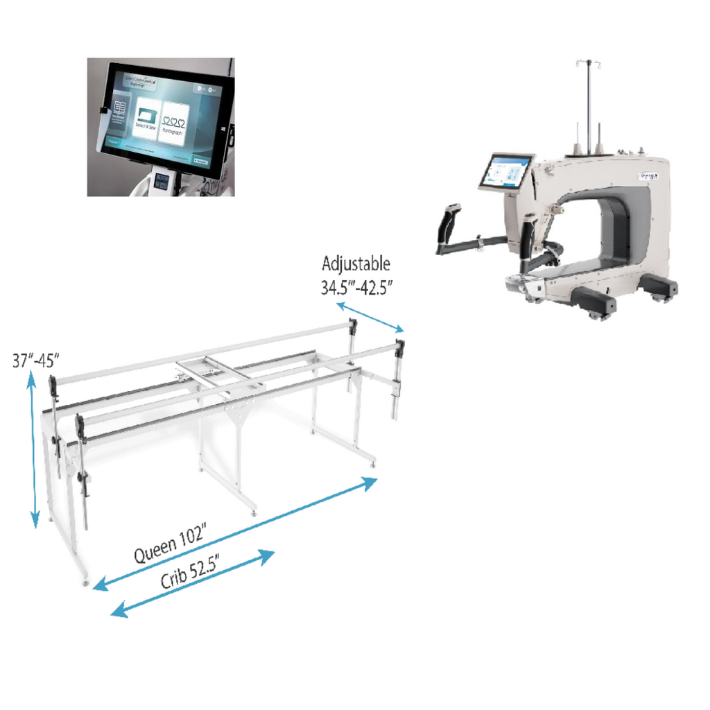Machine à quilter à bras long Grace Q'nique Q19 X Elite