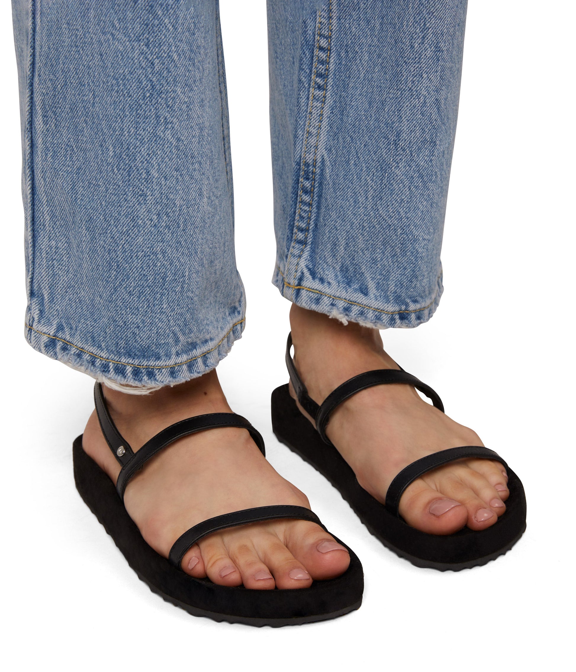 MAHER Women's Vegan Slip On Sandals