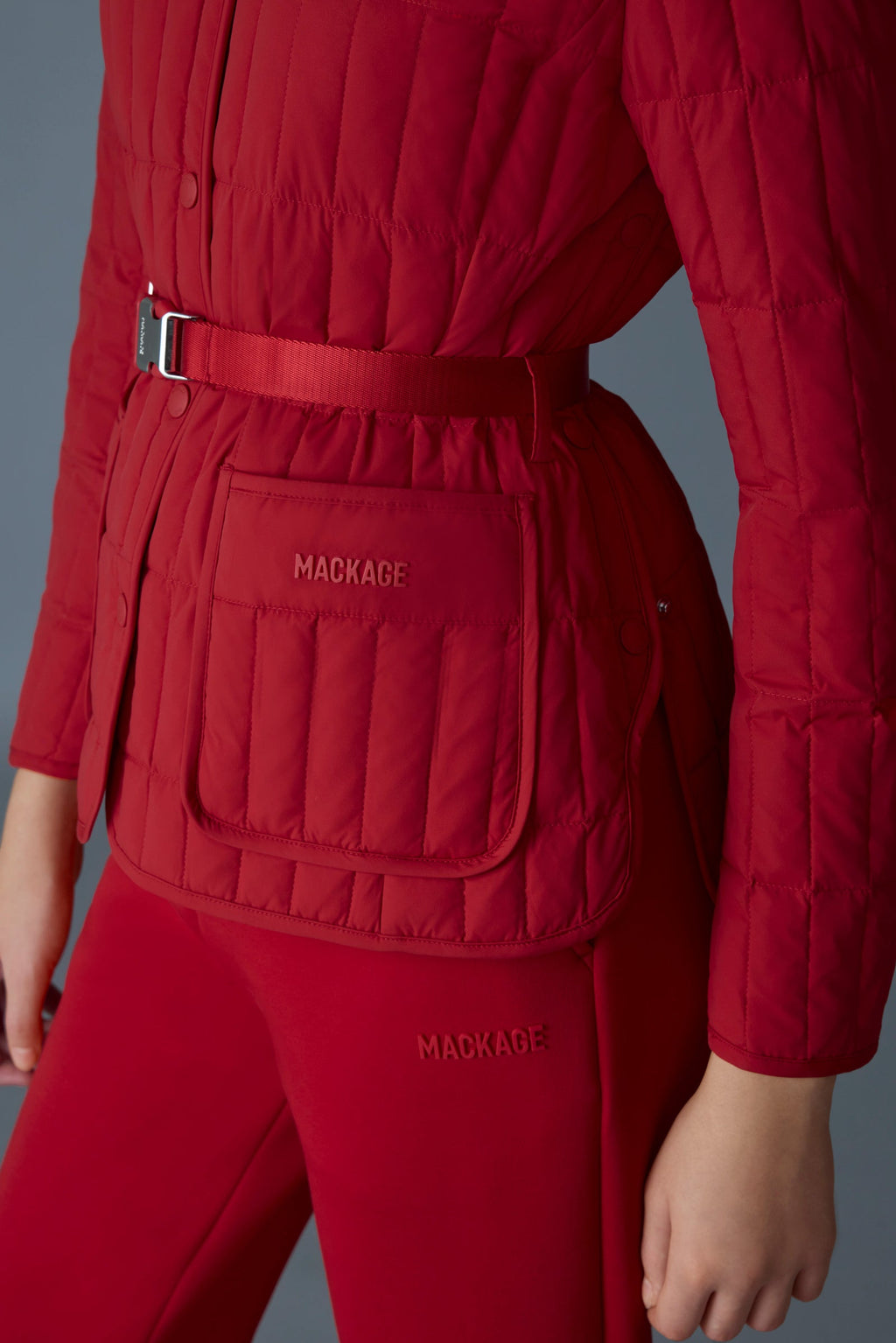 RAJA Light Down Vertical Quilted Jacket