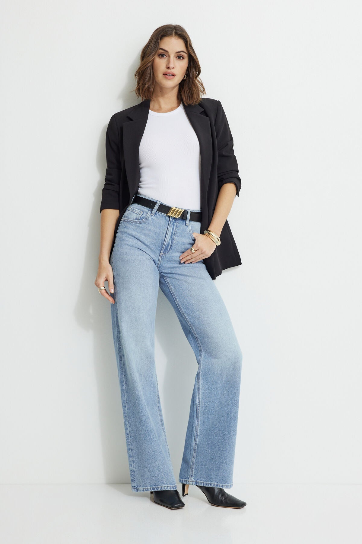 Heidi High Rise Wide Leg Jeans