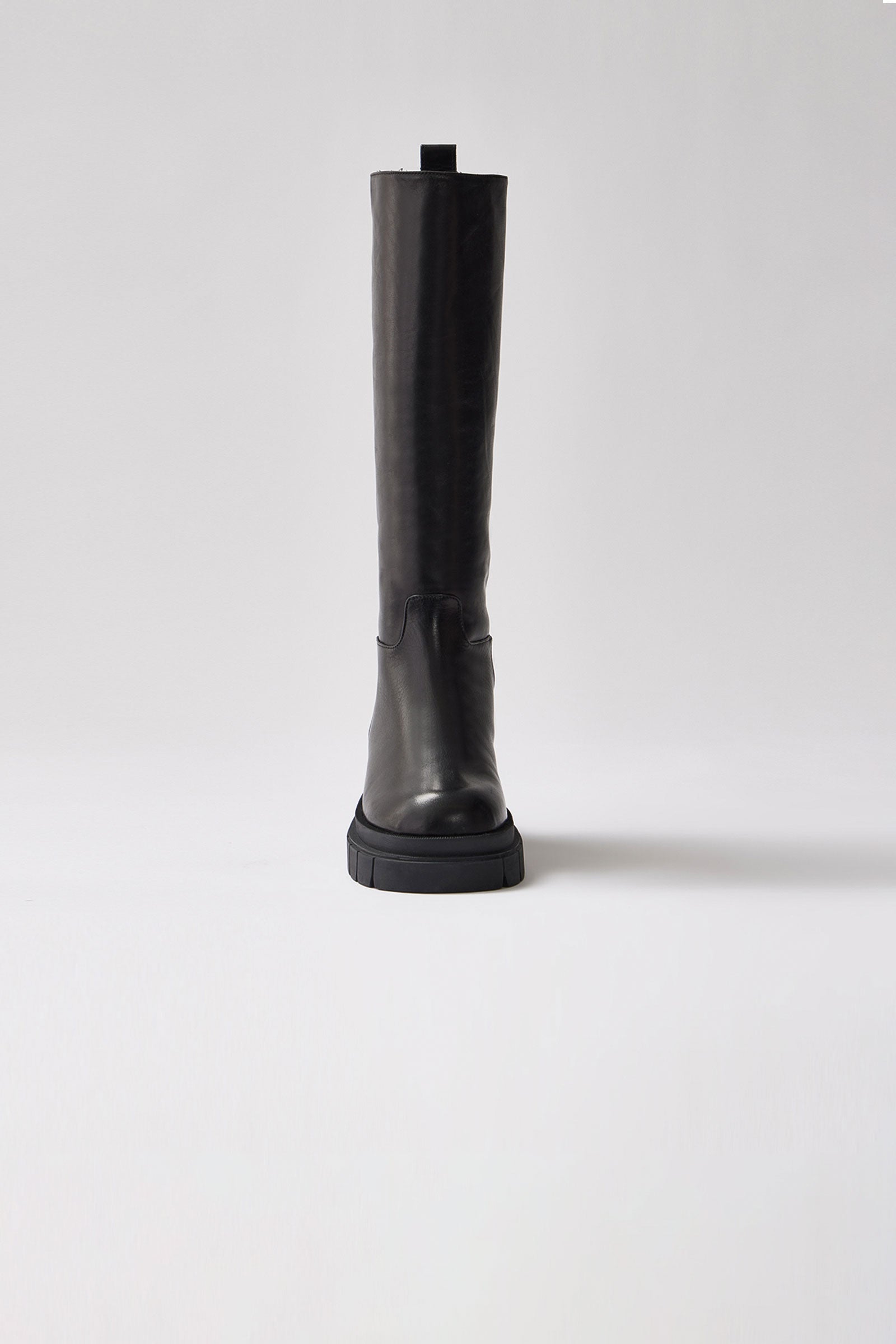 Botte en cuir COMMANDER doublée de peau de mouton (R) pour femme